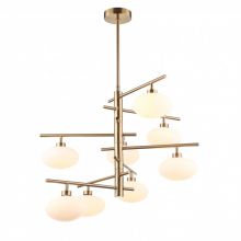 Fiorenzo lampa wisząca mosiądz 8x25W